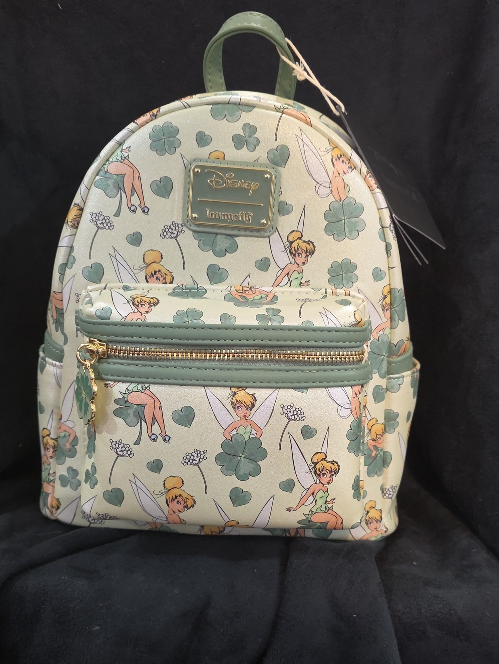 Loungefly Tinker Bell Mini Backpack in Mint and Green
